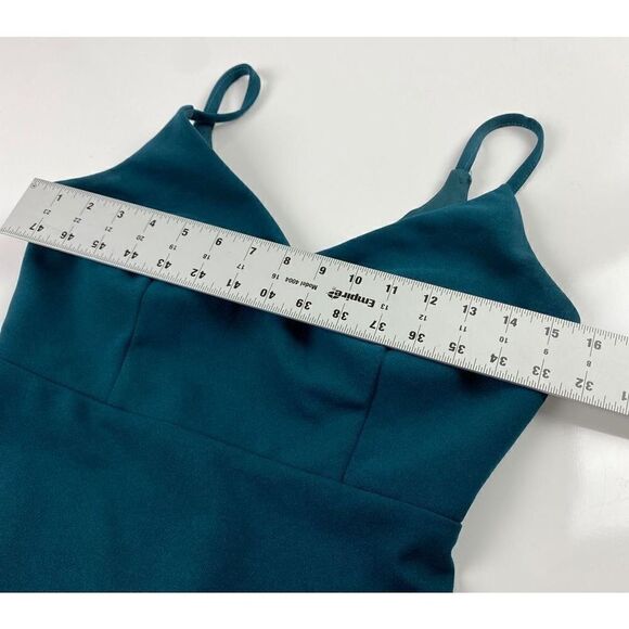 Lulu's Moments Of Bliss Backless Mermaid Maxi Dress Womens Small Green BO0546 - Picture 7 of 9